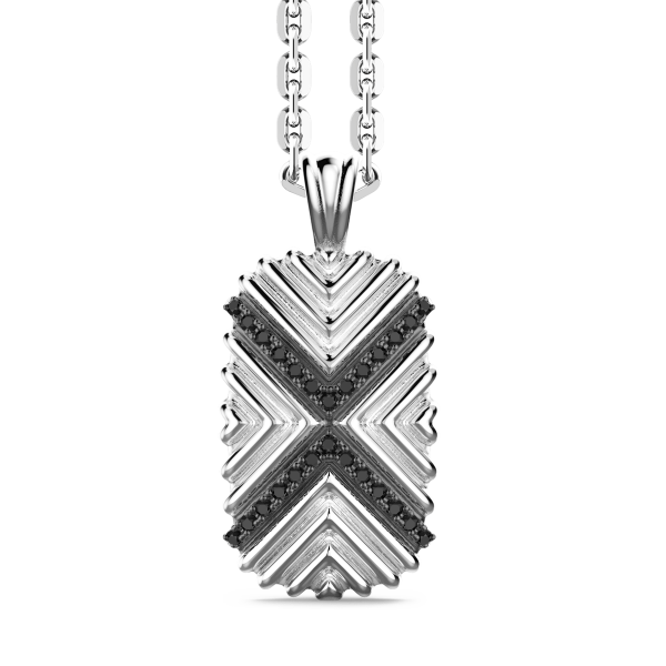 Collier Zancan en argent...