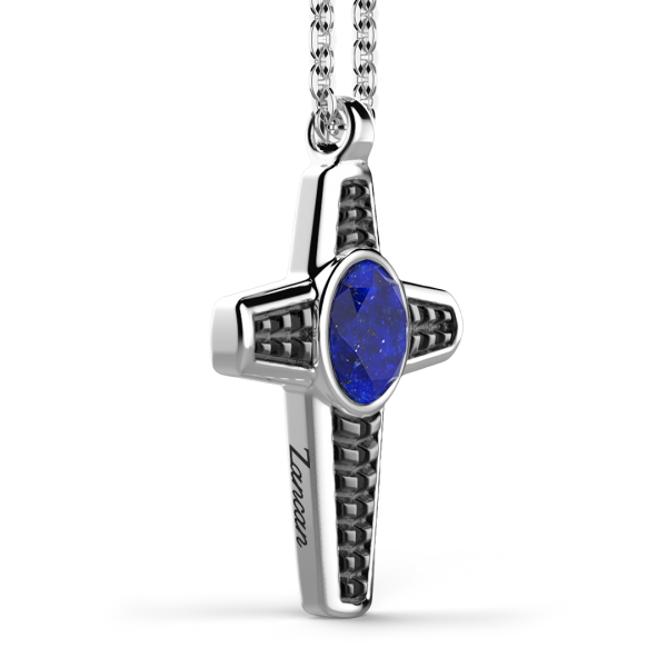 Collier en argent avec...