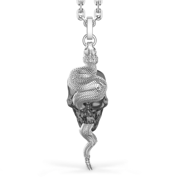 Zancan silver necklace with...