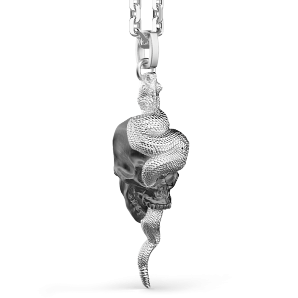 Zancan silver necklace with...