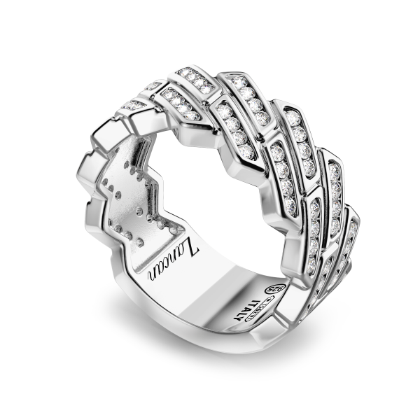 Zancan silver band ring...