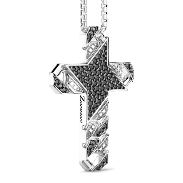 Collier Zancan en argent...